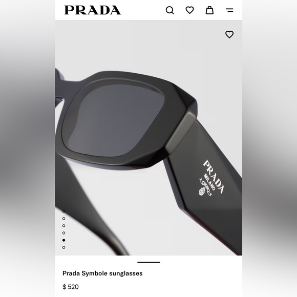 Prada pr17ws Sunglasses with extras and Free Shipping - Picture 10 of 10